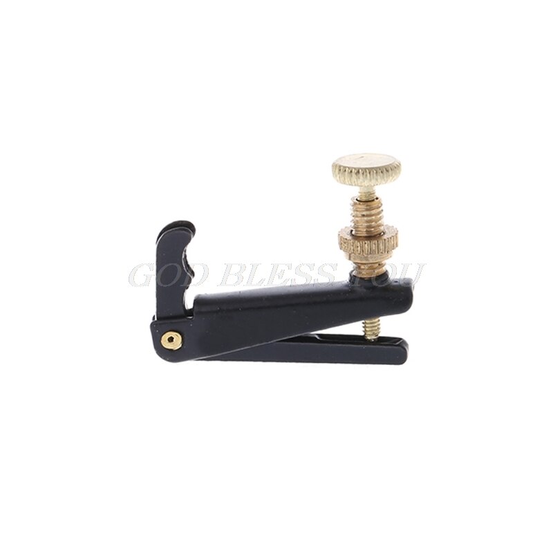 1PC Violin String Tuner Fine Tuner Adjuster Parts Fit 3/4 - 4/4 Violin: Black