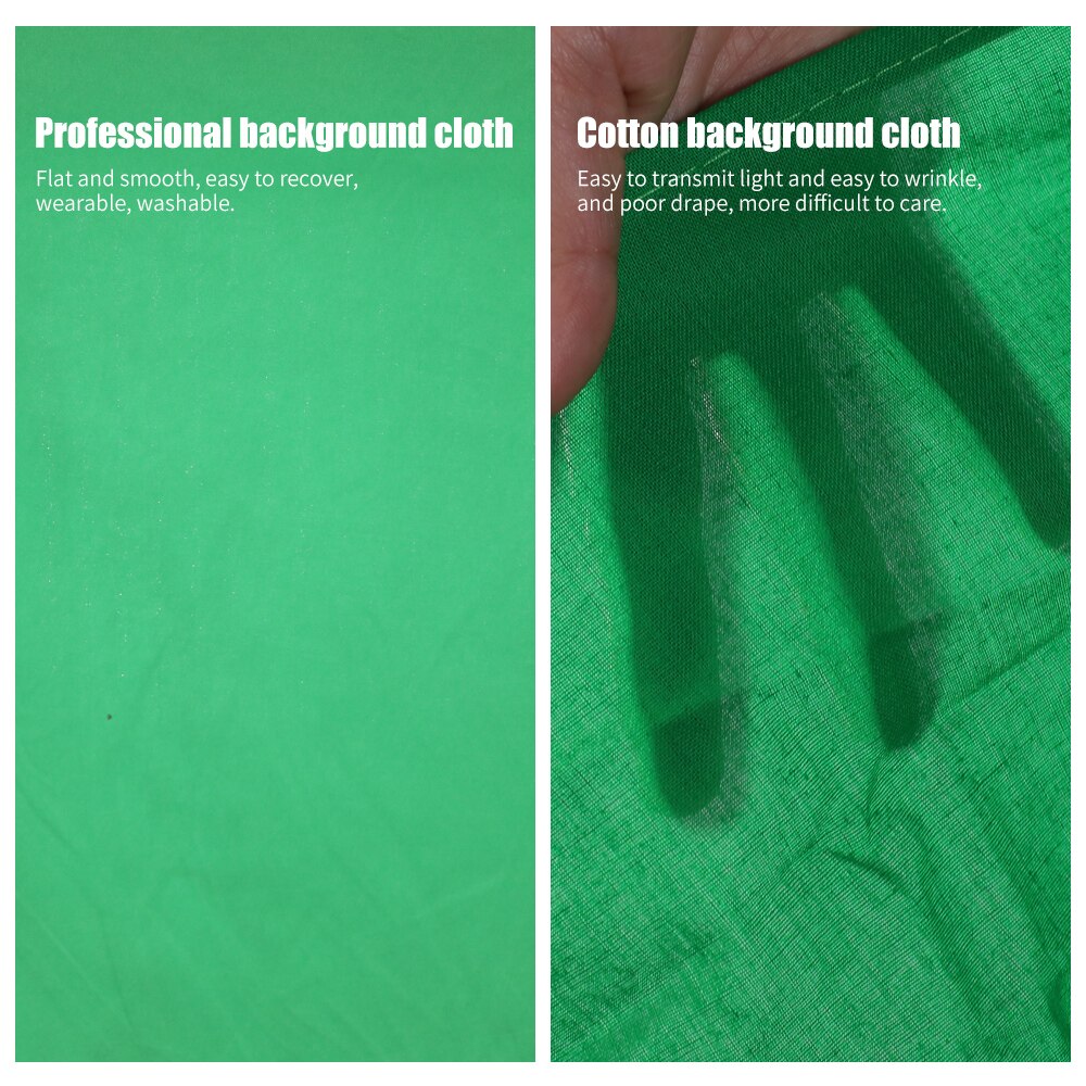 Fond d&#39;écran vert en mousseline Chromakey pour Studio Photo, toile de fond en tissu, disponible en 5 couleurs