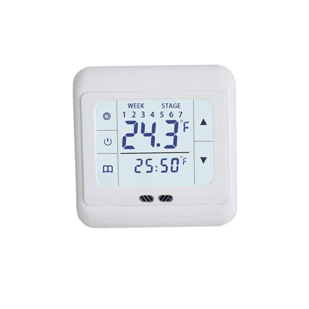 Touch Screen Heating Thermostat Thermoregulator With LCD Display For Warm Floor Electric Under Floor Thermostat System