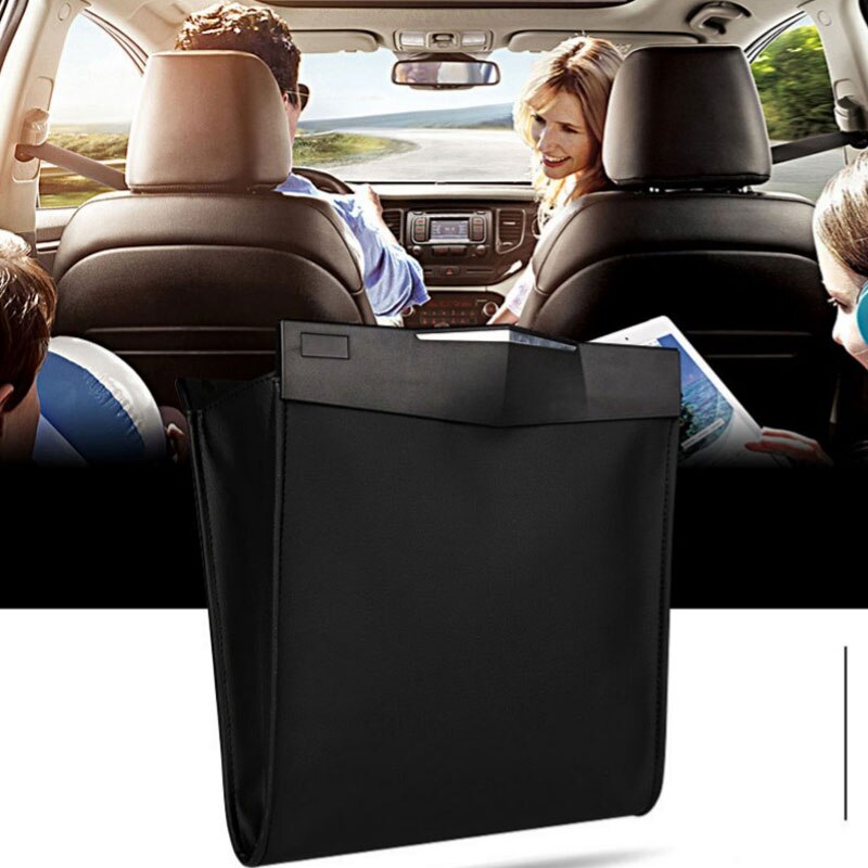 For Toyota Land Cruiser Prado 90/95 120 150 LC150 Accessories Car Trash Can Garbage Bag Hanging Seat Multifunction Storage