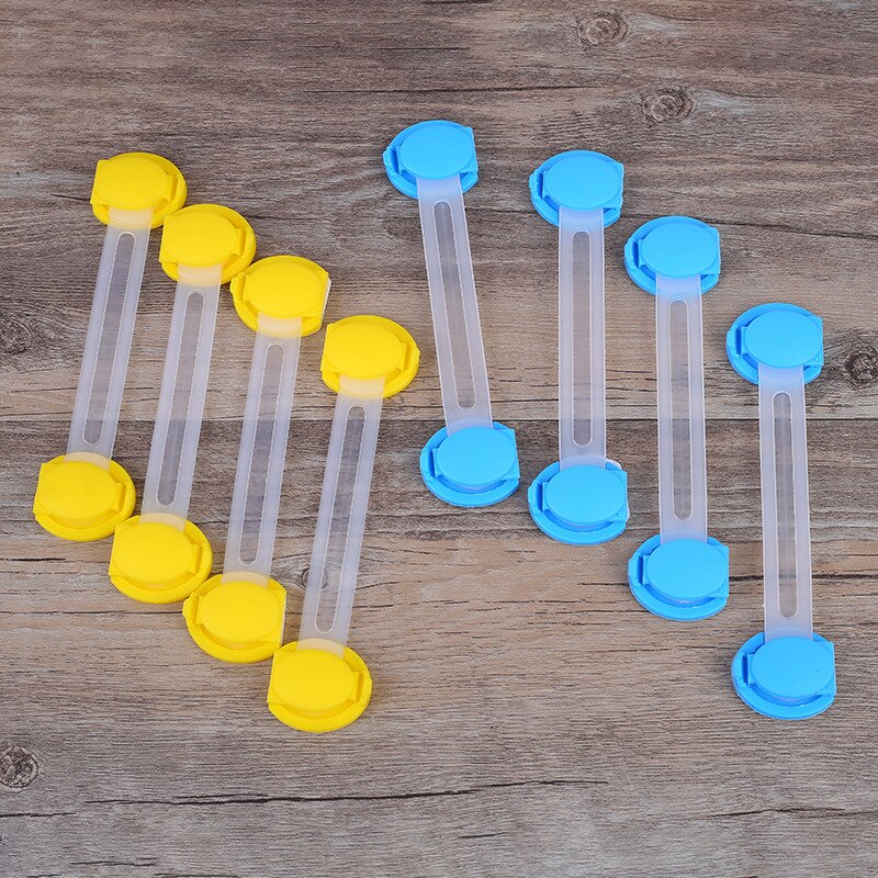 Plastic Child Drawer Lock Kids Safety Security Locks Baby Protection Window Fridge Cabinets Toilet Padlock Door Interlocks