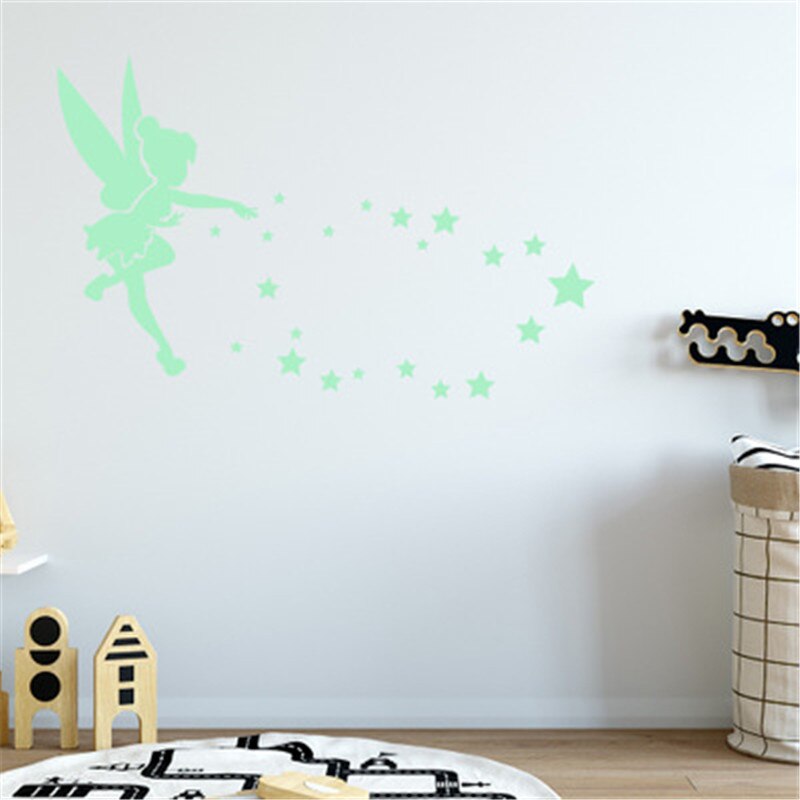 Baby Slaapkamer Glow In The Dark Eenhoorn Sterren Muurstickers Fluorescerende Lichtgevende Eenhoorn Sticker Voor Kinderkamer Plafond Decor: MULTI