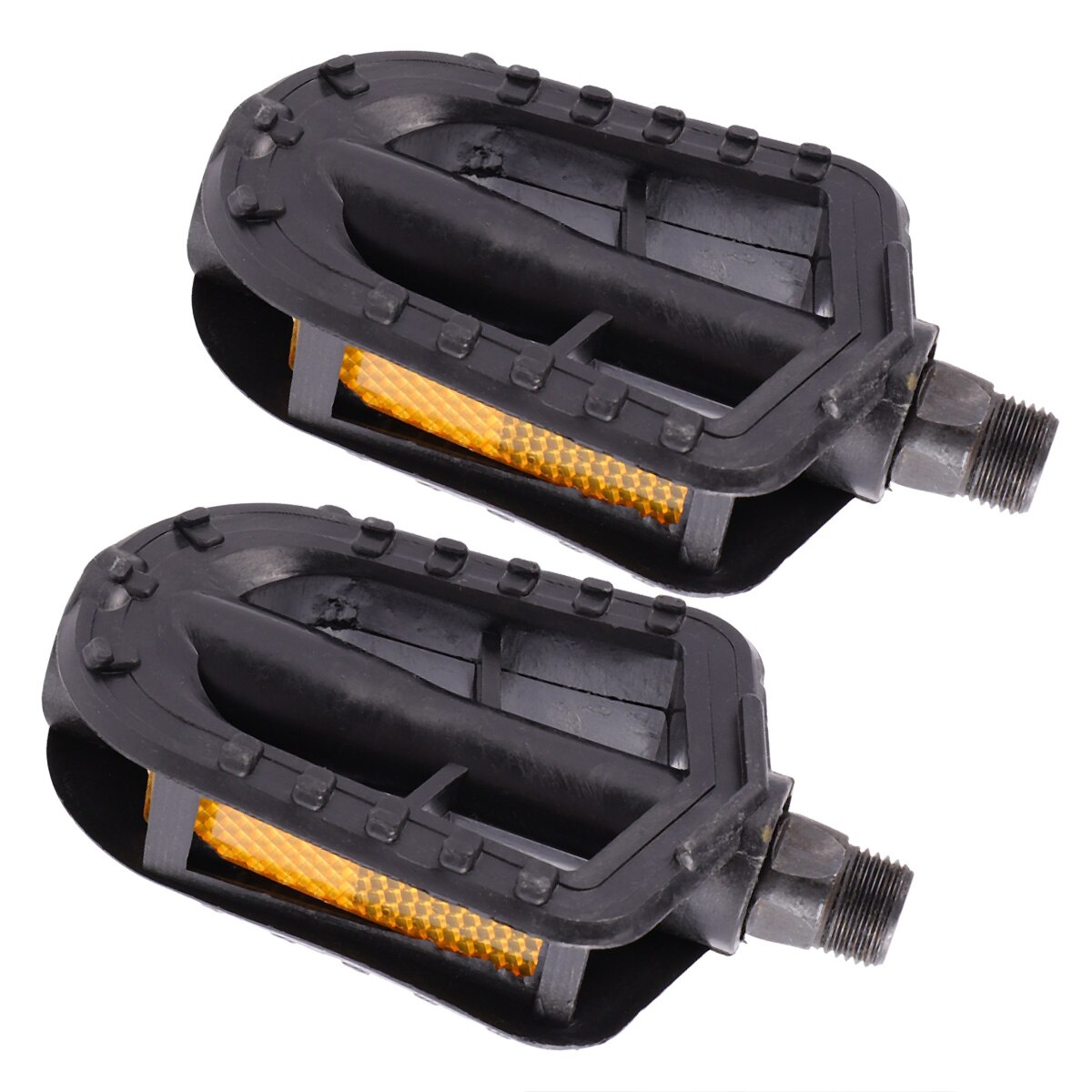 1 Pair Ultralight Kids Bicycle Pedals Rubber Pedals Safety Children Cycling Pedals: Black