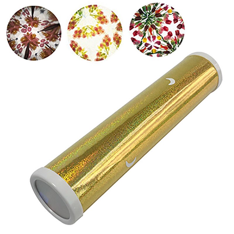 1 Set Science Educatief Speelgoed Craft Diy Gekleurde Roterende Caleidoscoop Kits Kid Brain Handen-Ogen Samenwerking Training Speelgoed Klassieke