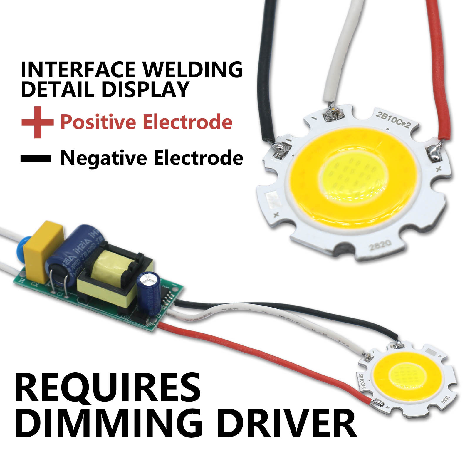Tweekleurige Lamp Ronde 10W/14W/20W/30W 280ma Dubbele Lampen Diy Voor Led Cob Lamp Led Lamp Lamp Chip Spotlight Downlight Diode Lampen