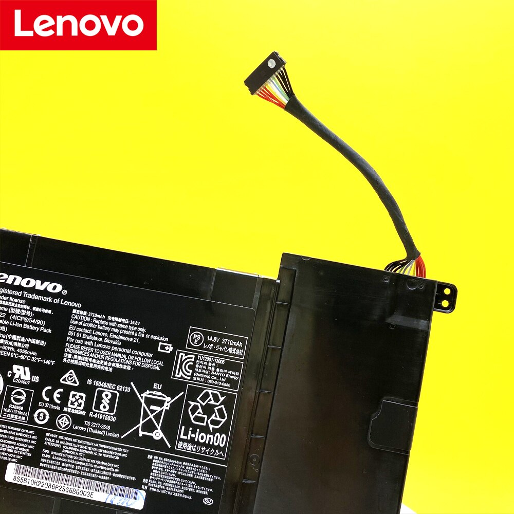 Lenovo IdeaPad Y700 Y700-17iSK serie Y700-15ISK 5B10H22084 L14M4P23 L14S4P22 14,8 V 60wh Original 4050mAh batería del ordenador portátil