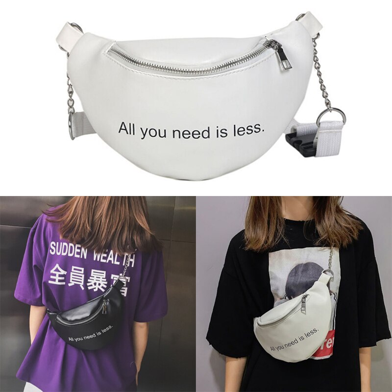 Shoulder Handbag Women Sling Tote Bag Beg Chain Pack Waist Bag