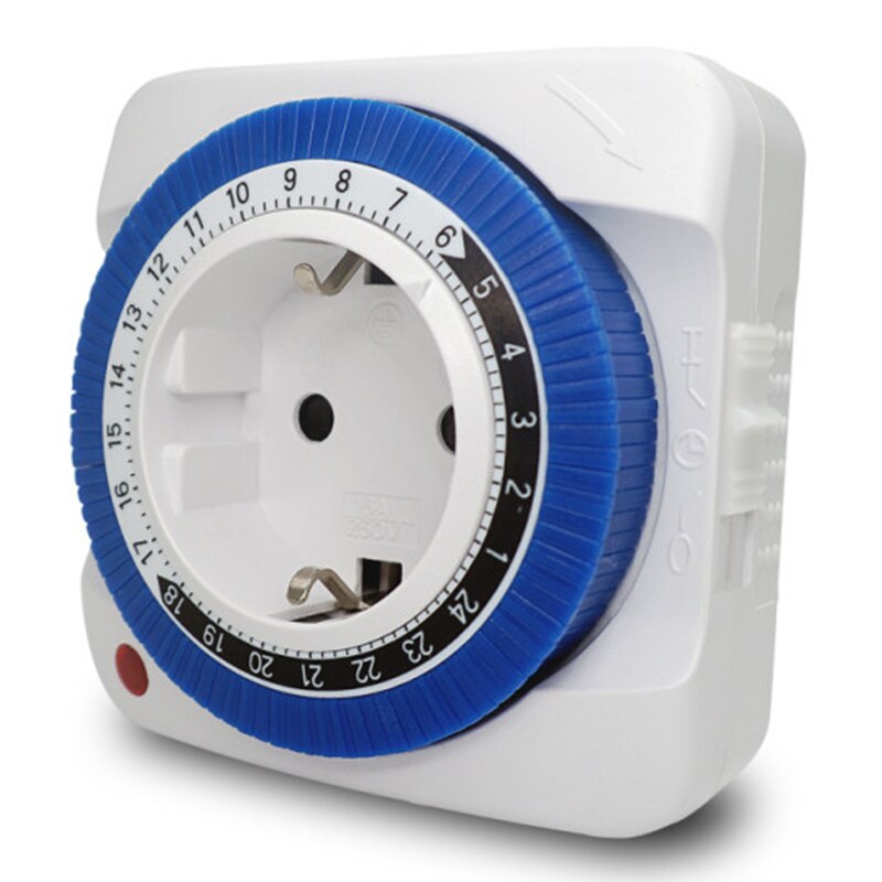24 Hours Mechanical Timer Socket Switch Electrical Wall AC Outlet Timer Home Use Timer Socket-30