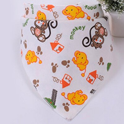 Slabbers Burp Doek Beby Bib Bandana Eten Voeden Doeken Waterdicht Driehoek Katoen Cartoon Print Baby Sjaal Baby Accessoires: 30
