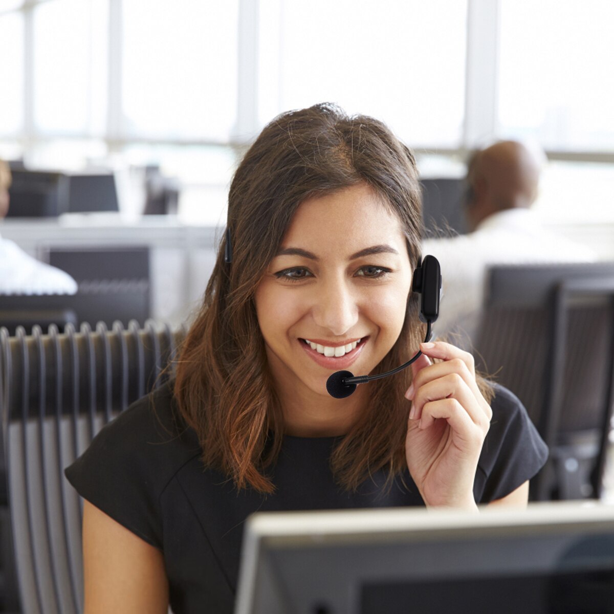 1 Set Head-mounted Microphone Wireless Loudspeaker Microphone Portable Amplifier