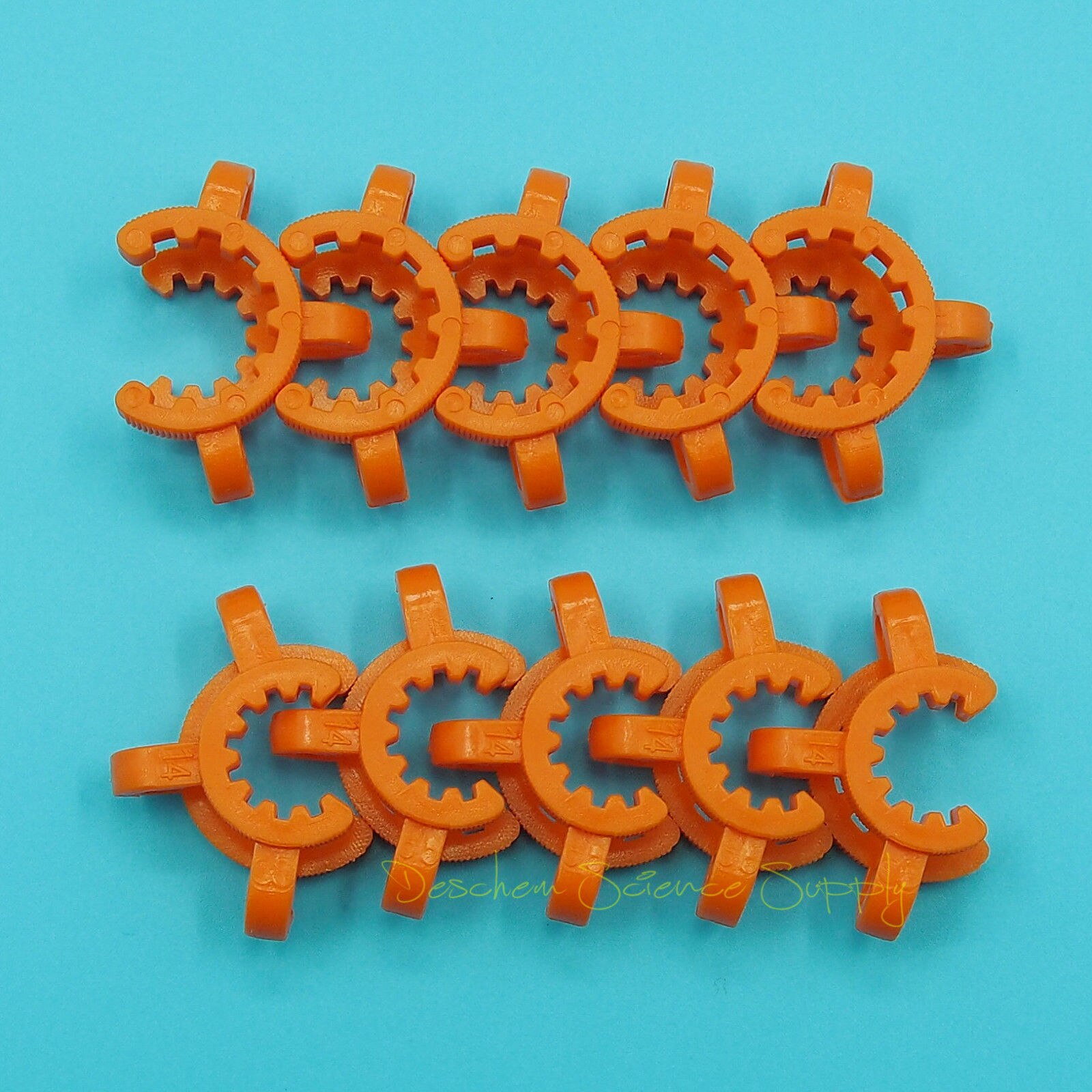 14# Lab Plastic Keck Clamp Clip for 14/23(14/20) Glass Joints 10PCS