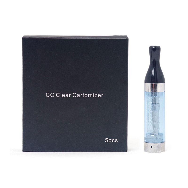 Clearance 100% Original Kangertech T2 EGo CC Clearomizer 2.4ml Capacity Compatible With ego series Battery E-cig Atomizer: Blue