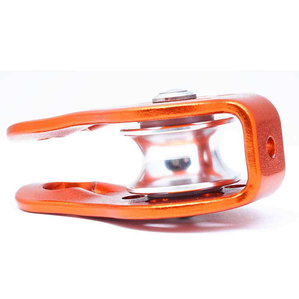 Micro Klimmen Katrol 26KN Micro Katrol Vaste Side Trolley Voor Klimmen Redding Omhoog Werken Abseilen