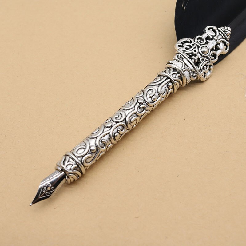 1 set Russische Engels Kalligrafie Veer Dip Pen Schrijven Inkt Set Briefpapier Box met 5 Nib Boutique veer pen