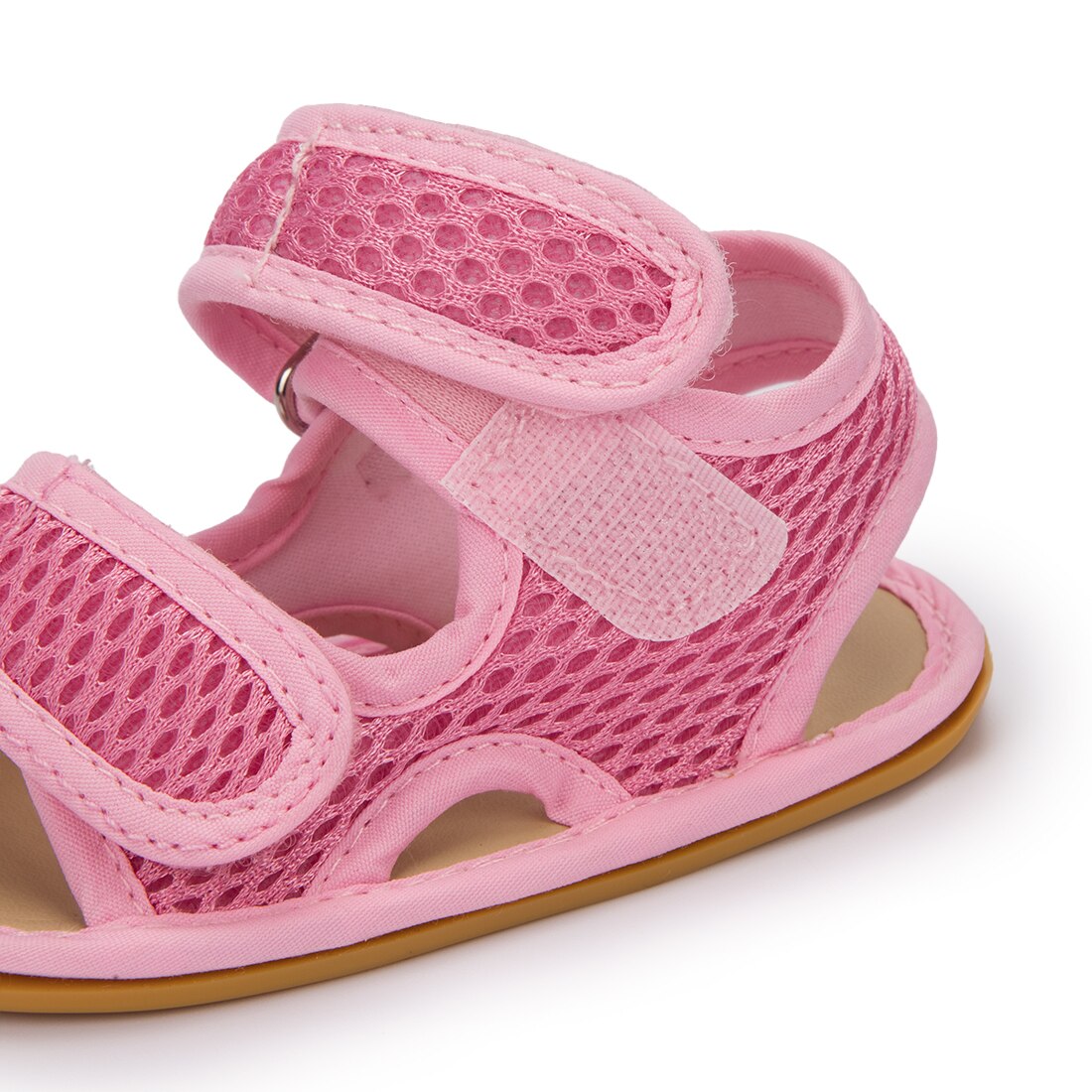 Sandales souples antidérapantes pour bébés filles et garçons de 0 à 18 mois, chaussures d'extérieur, de première