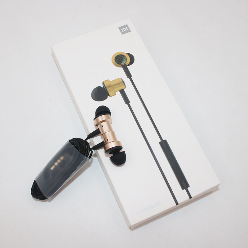 For Xiaomi M11 Bass In-Ear Earphone 3.5mm Eadphone With Mic Wire Control Dual Driver For Mi Note 10 Pro Redmi Note 7 8 9 Pro: gold