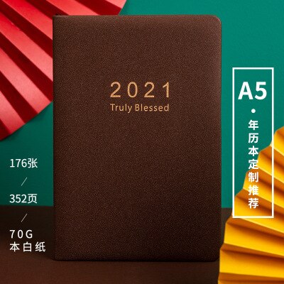 365 Days Daily Monthly Planner Notebook School Office Agenda Planner Organizer Notebook Stationery Plan Book: Type F