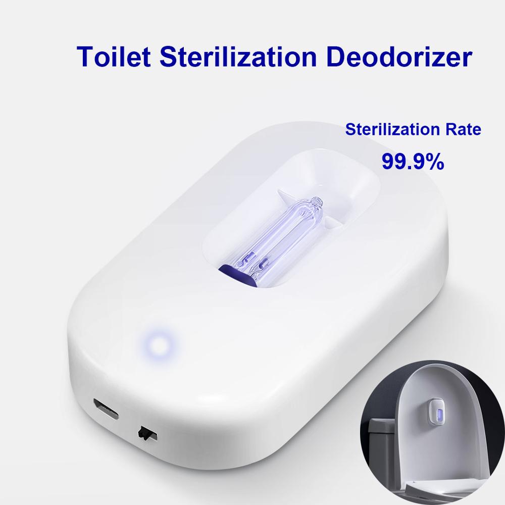 Xiaoda UVC Smart Ultraviolet Sterilization Deodorizer Intelligent Toilet Sterilizer USB IPX4 UV Germicidal Lamp