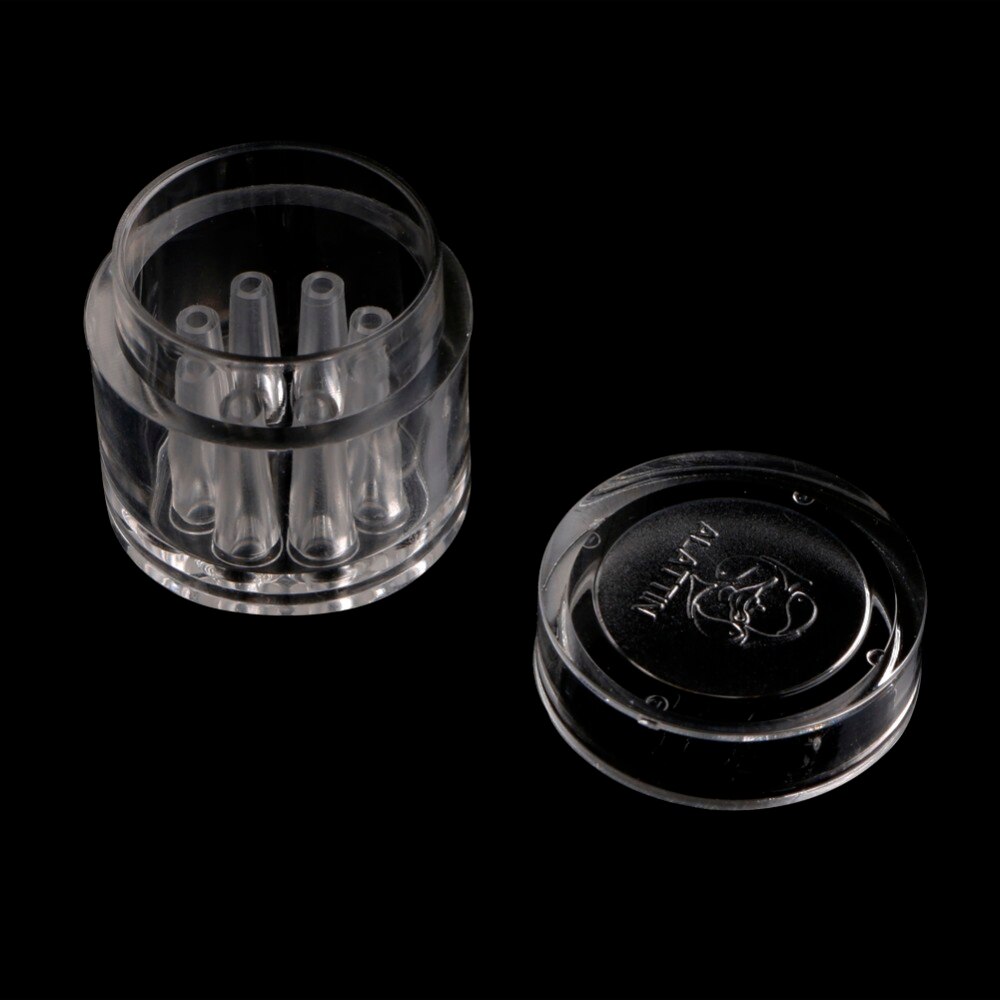 8 Holes Transparent Plastic Aquarium Tank Catcher Trap Tube Trapper for Planaria Worm Leech Fish Tank Supplies C42