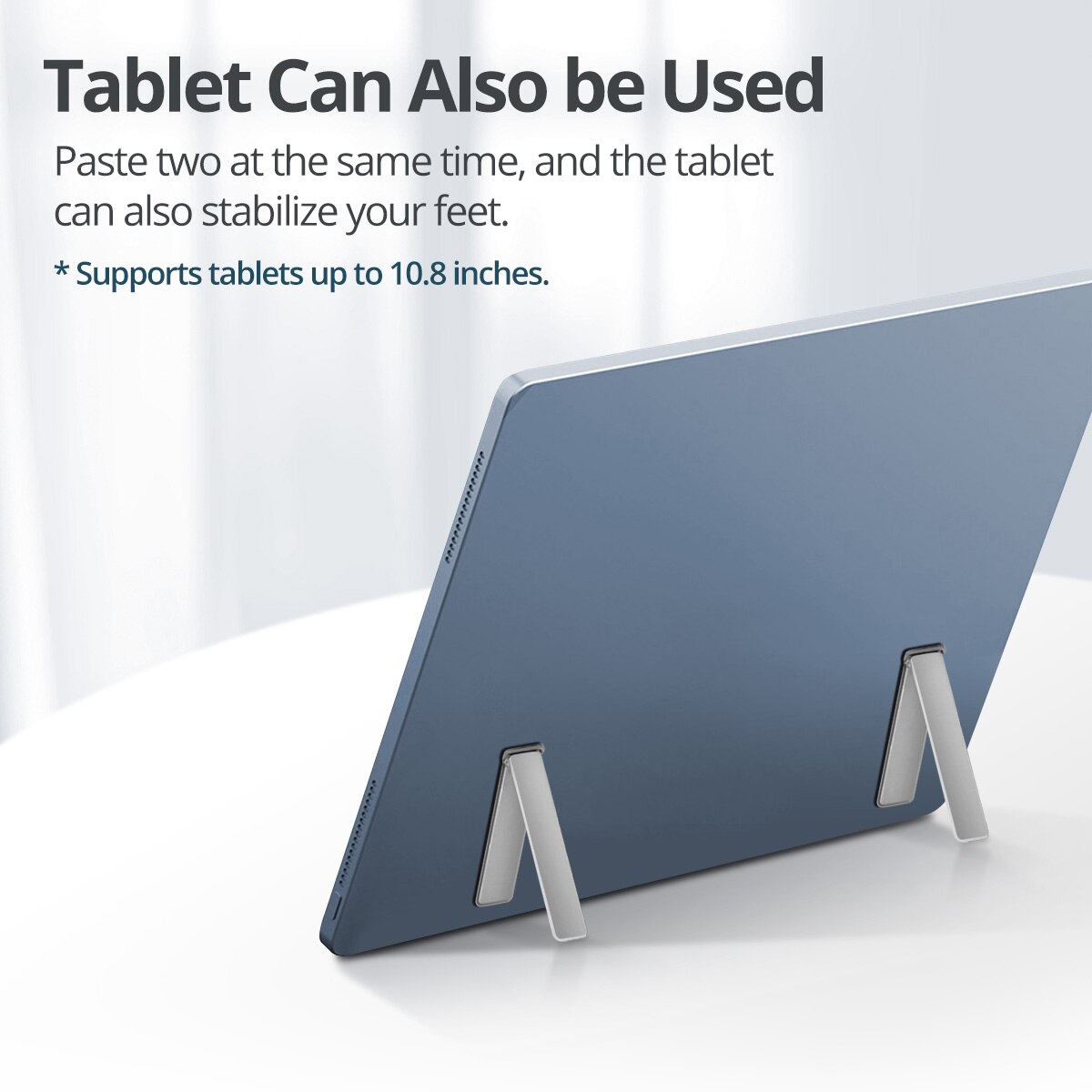 Universal Mini Folding Desk Tablet Stand Metal Phone Holder Kickstand for iPhone Samsung Huawei Adjustable Horizontal Mount