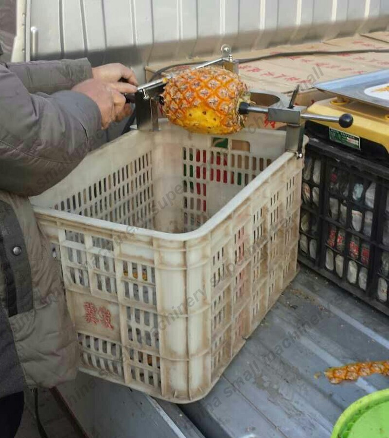 Factory Direct High Efficiency Manual 304 Stainless steel Pineapple Skin Peeling Machine/pineapple pitting Machine