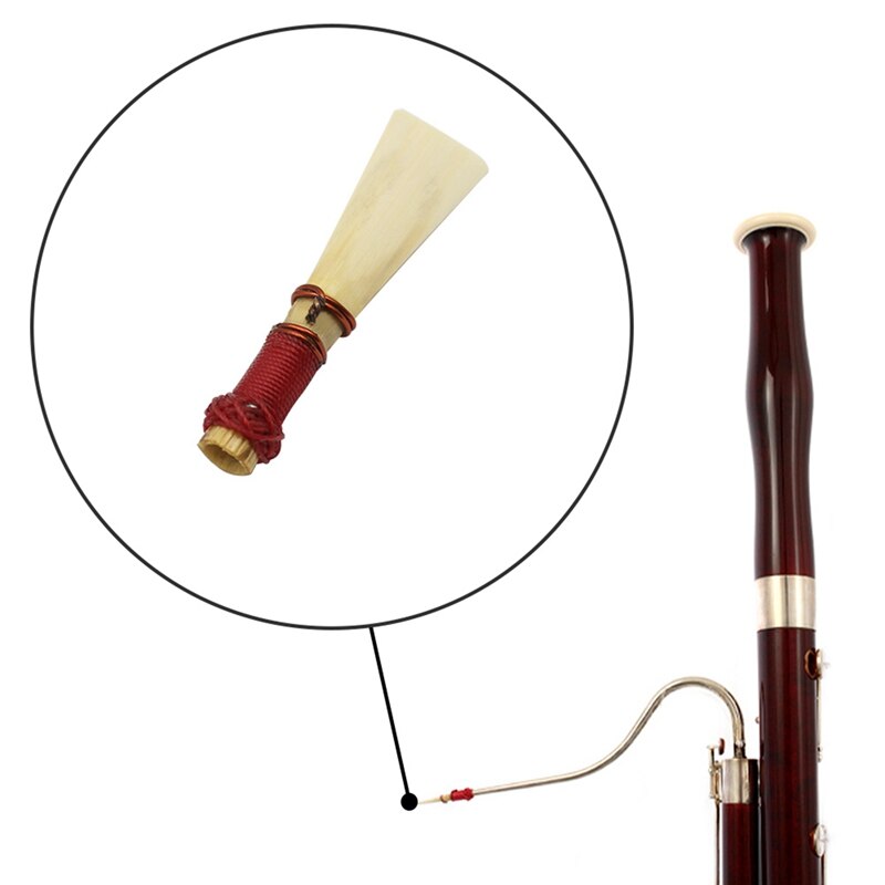 11 stk tilbehør til musikinstrumenter : 10 stk fagot siv og 1 stk fagot metal mundstykke