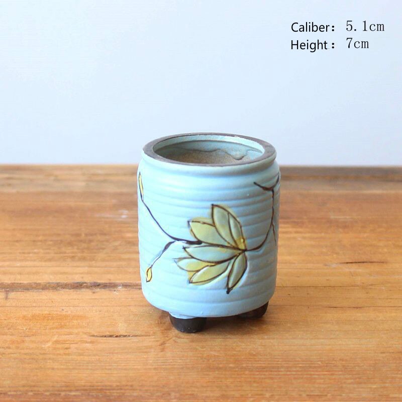 Home and Garden Nursery Pot Desktop Small Pot Green House Growing Kit Garden Supplies Pot for Orchid Plant Seeder Desk Decor