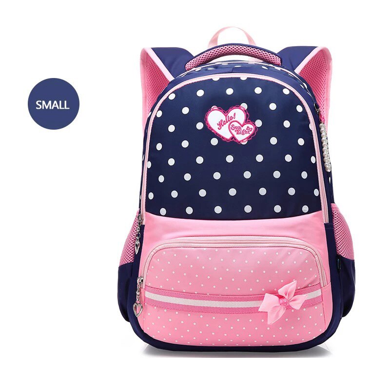 Children School Bags Beautiful Girls School Backpack Bow Decorations Waterproof Nylon School Bag Mochila escolar