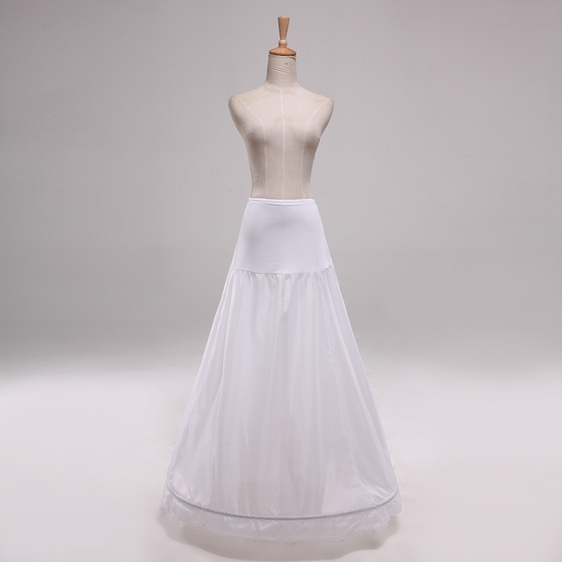 Nouveauté taille haute 1 jupon cerceau, robe de mariée a-ligne, jupes de mariée, Stock Vestidos longueur 110cm (43.4 ''): Default Title