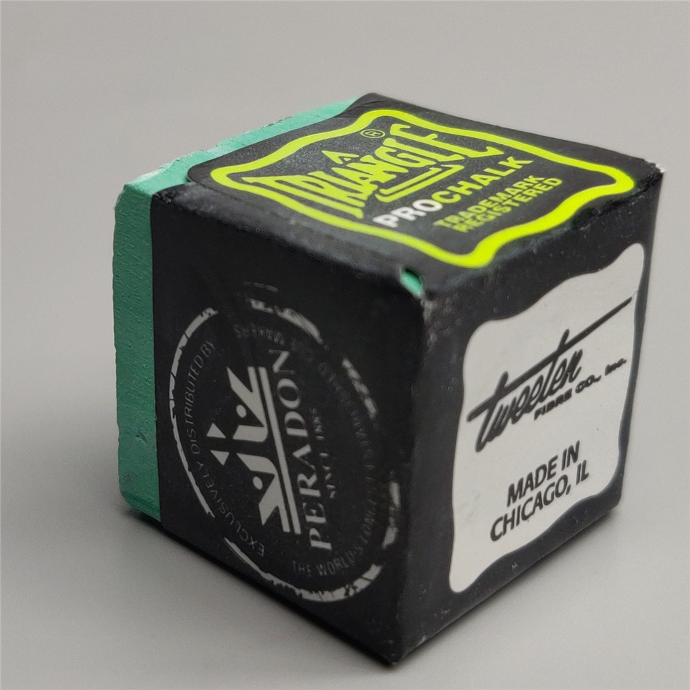 Billard Chalks 2 pcs Triangle PRO Chalks PERADON Tweeten Snooker Green Chalks Snooker &amp; Billiard Accessories
