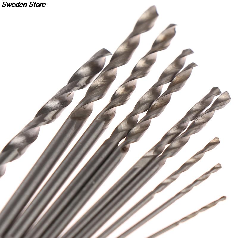 10 Stks/doos Mini Boor Hss Bit 0.8Mm-3.0Mm Rechte Schacht Pcb Tapboren Set