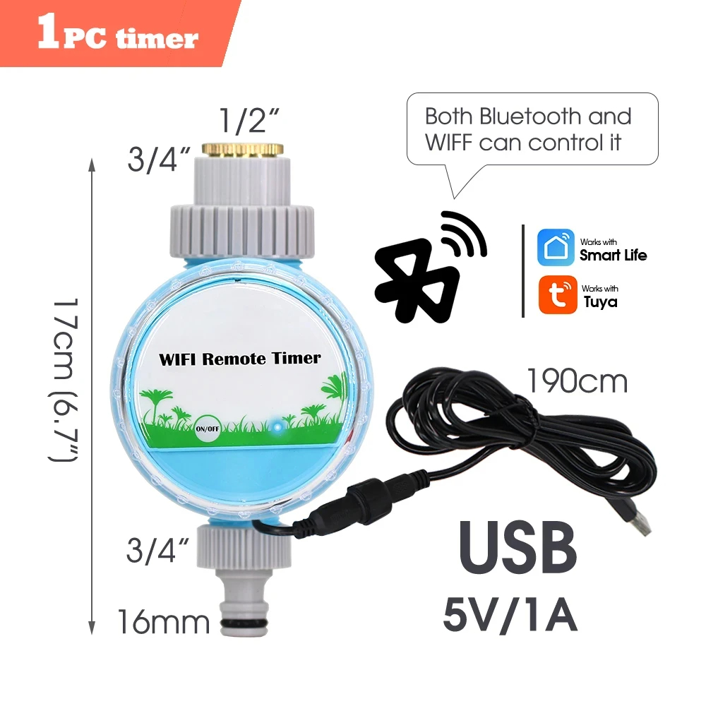 Flexible Brass Adjustable Spray Kit Gray 3/8"PE Hose Quick Connect Fogging Cooling Dedusting Watering System for Garden
