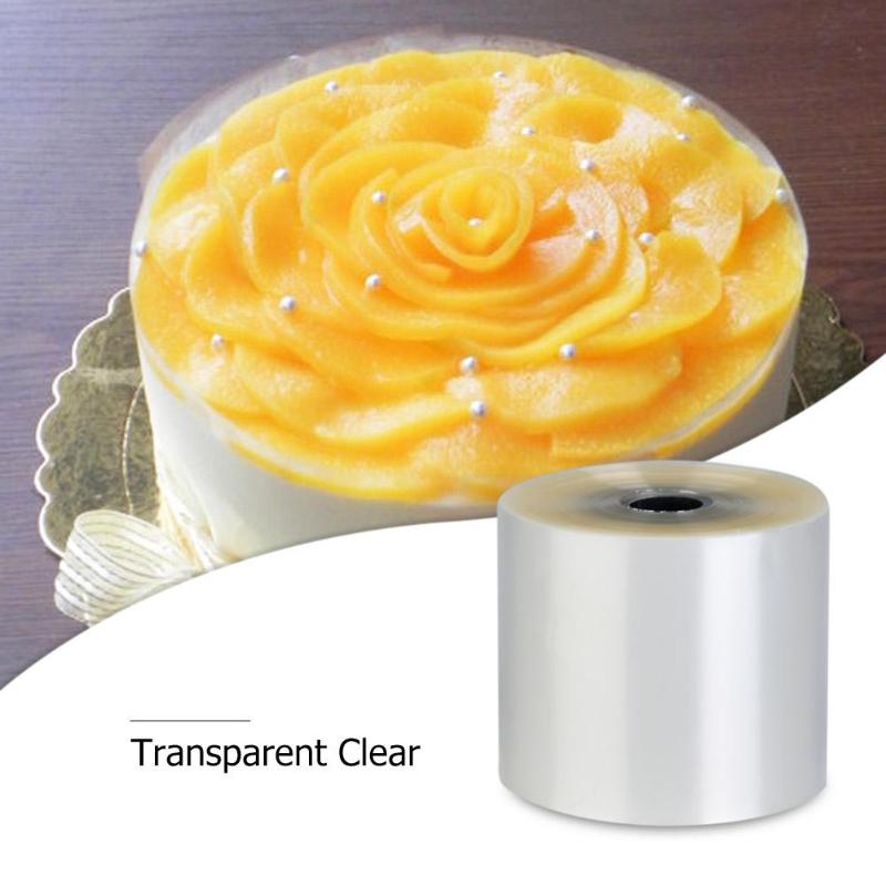 100M Transparent Mousse Cake Surrounding Edge Wrapping Tape Disposable Cake Collar Bakeware Pastry Tools Cake Tool