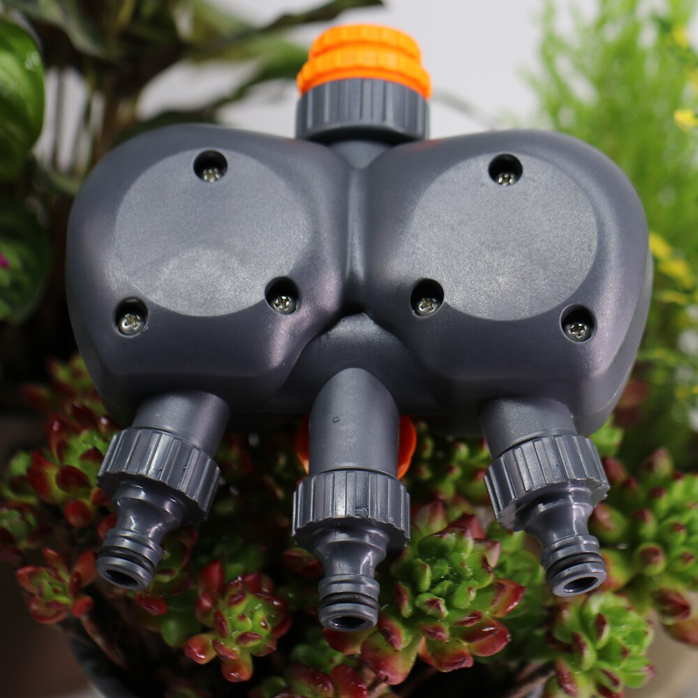 3-Way Double Control Watering Mechanical Timer with Irrigation Automatic Controller for Garden Greenhouse Faucet Hose Sprinkler