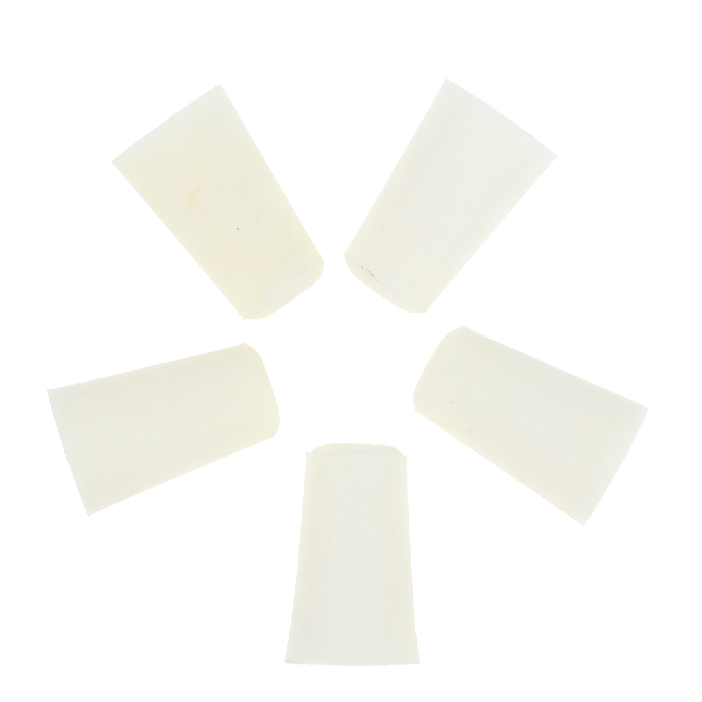 5 Pieces Silicone Rubber Stopper Plug Bung Caps for Flask Test Tubes 15-19mm