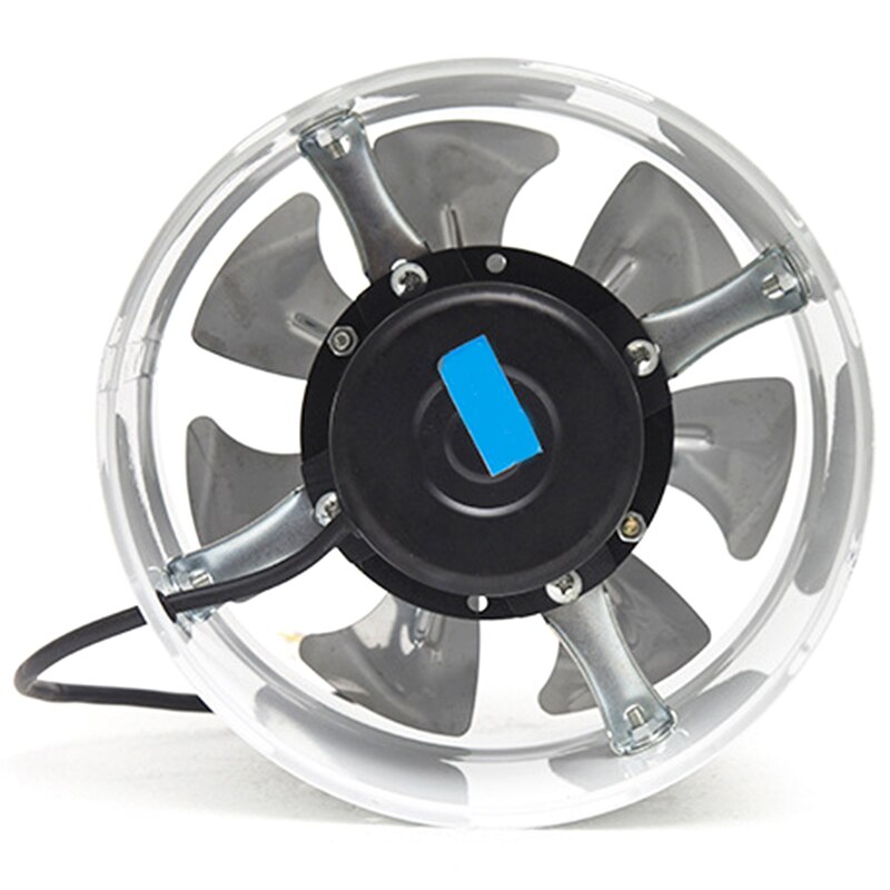 8 Inch Duct Fan Air Ventilator Metal Pipe Ventilation 200V Exhaust Fan Mini Extractor Bathroom Fan Wall Fan: Default Title