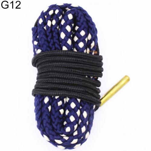 Calibre de serpent de bande de nettoyage de corde d'alésage pour le nettoyeur de baril de pistolets de fusil 22 Cal.223 Cal.38 Cal & 5.56mm,7.62mm, Kit de nettoyage 12GA: G12