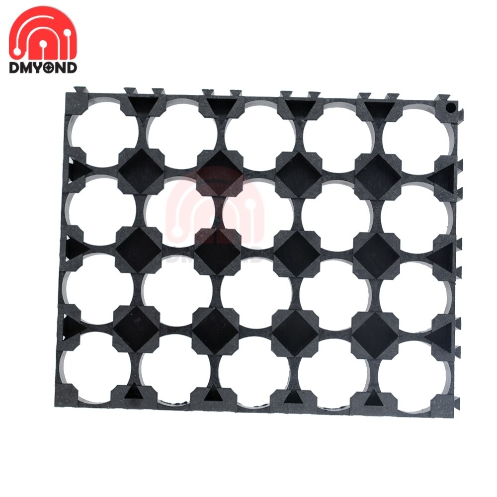 18650 Lithium Battery Holder Plastic Battery Pack Bracket Cylindrical Cell Battery Stand Cell Spacer for DIY Fixed Battery 1x2: 4X5