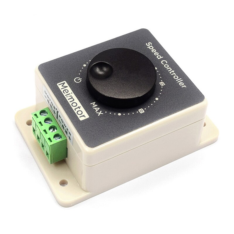 10-60V 20A DC Motor Speed Controller 12V/24V/36V/48V High Power DC Drive Speed Regulator Motor with Waterproof Shell