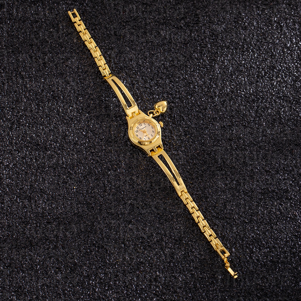 Relojes sencillos y elegantes con esfera pequeña para mujer, relojes de pulsera de cuarzo dorados de lujo para mujer, reloj de pulsera de superior para mujer, reloj femenino