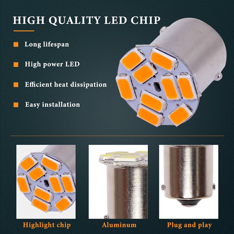 10 Uds P21W LED 1156 BAU15S BA15S bombilla PY21W BAY15D 5630 9Smd bombillas para bombilla indicadora de señal de coche luz de señal de giro 12V/24V blanco