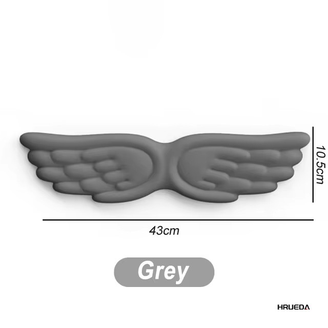 Toetsenbord Muis Polssteun Angel Wing Memory Foam Muismat Set Polssteun Ergonomisch Antislip voor Computer Laptop typen