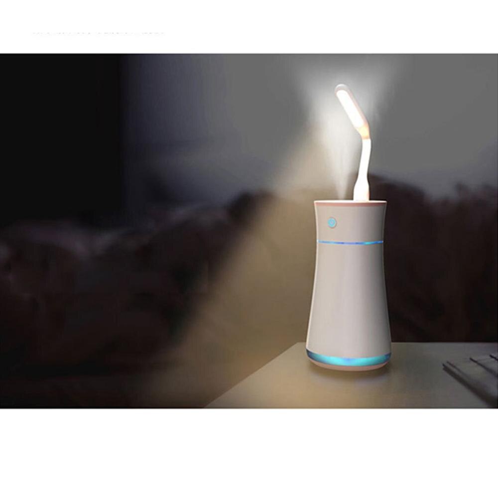 Auto luchtbevochtiger usb mini draagbare aromatherapie hydraterende luchtreiniger vernevelaar nachtlampje luchtbevochtiger