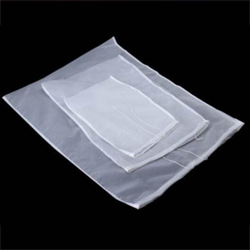 Nut Milk Bag Commercial Grade Reusable Almond Milk Bag Strainer Fine Mesh Nylon Cheesecloth Cold Brew Coffee Filter 20X30cm