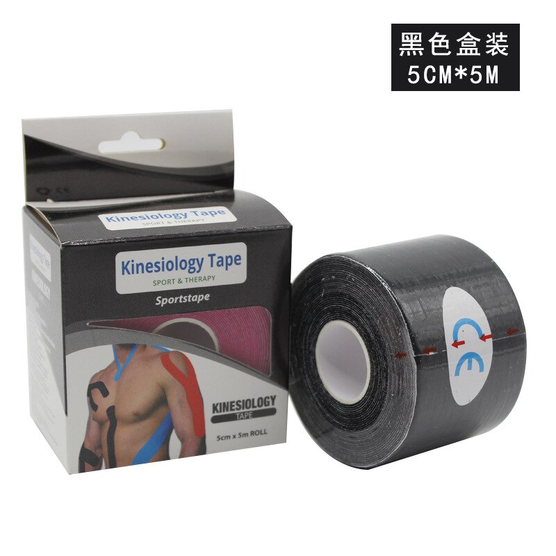 Elastische Sport Bandagen Kinesiologie Band Aufkleber Für Muskeln Kinesioteip Fitness Intramuskuläre Sport Schutz Band: Sports tape D / 2.5cm x 5m