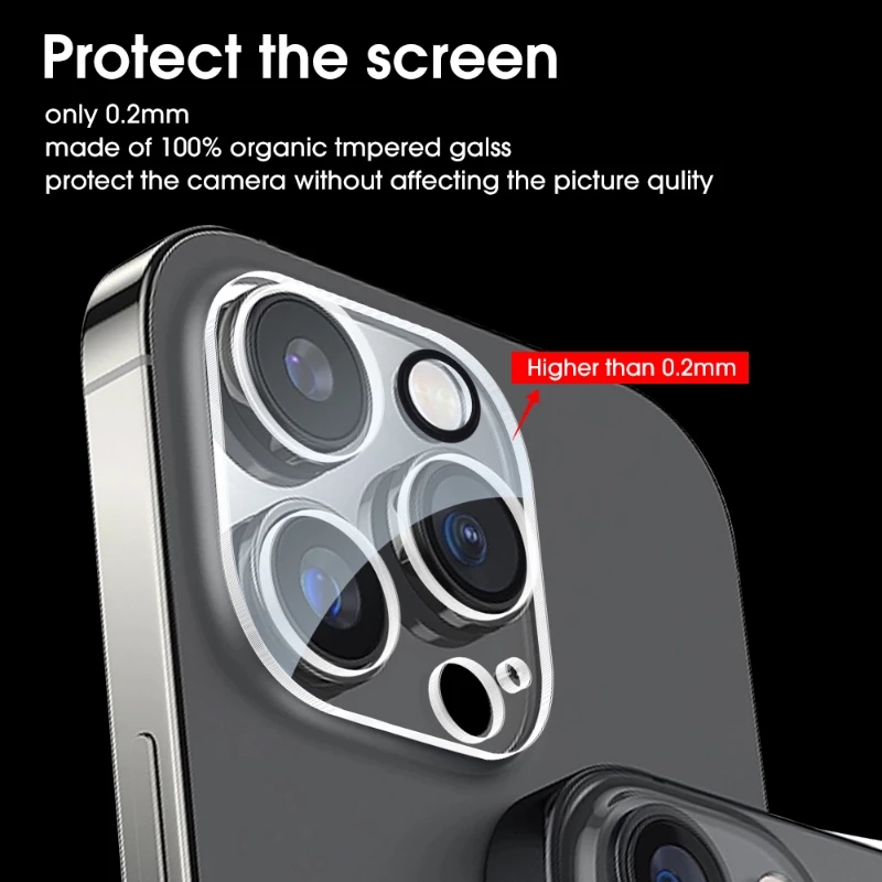 1-4 Stuks Iphone16promax 3d Gebogen Camera Lens Gehard Glas Cover Voor Iphone 16 Pro Max 16 Plus Iphone16 Promax Camerabeschermers