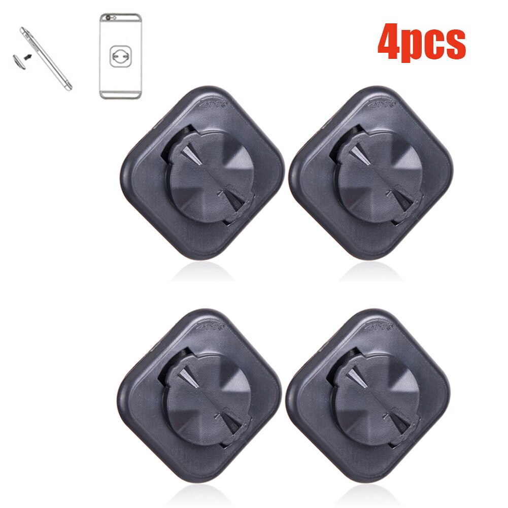 Fiets Mobiele Telefoon Sticker Mount Telefoon Sterke Lijm Ondersteuning Standhouder Terug Knop Plakken Adapter Voor Garmin: 4pcs Phone Holder