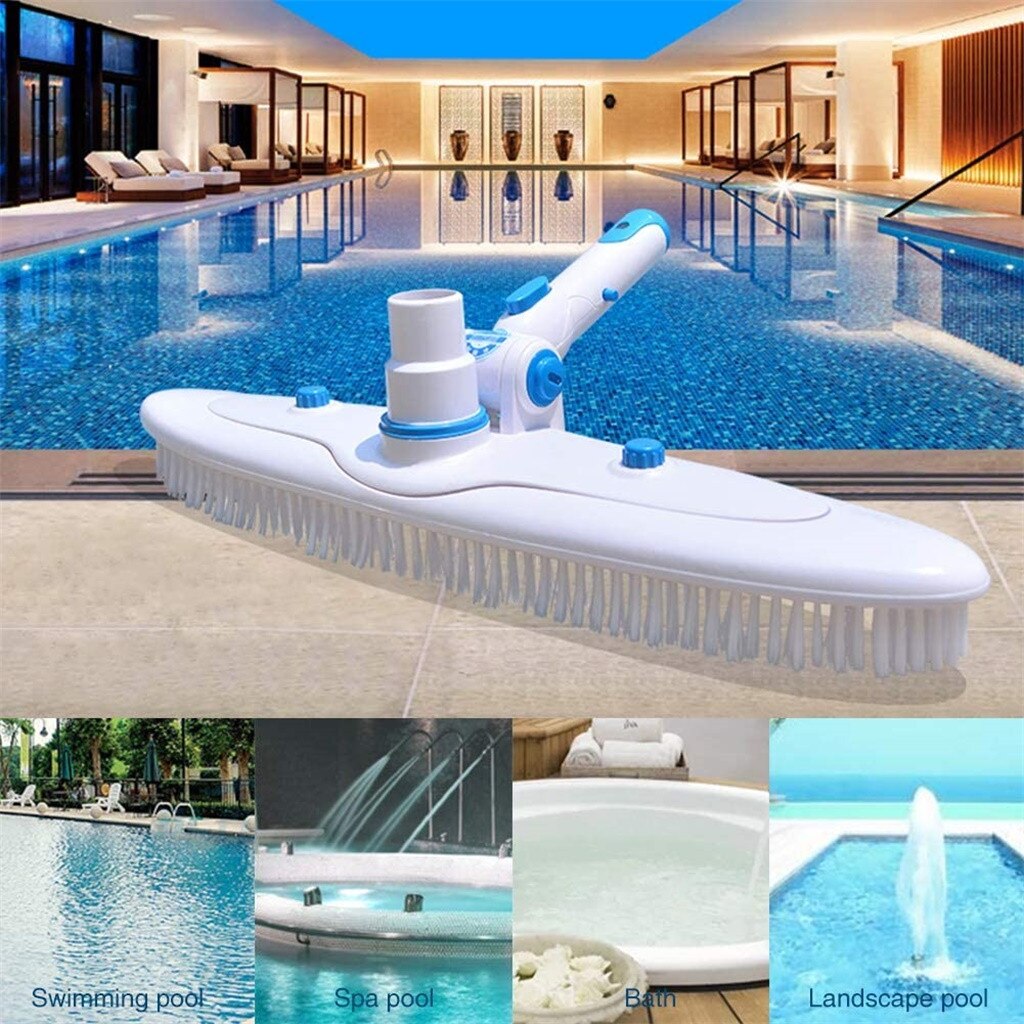 Swimming Pool Vacuum Head Cleaner Cleaning Brush Suction Head Clean Tool Pool Wall Cleaning Tool Vacuum Head Absorb Algae Remove