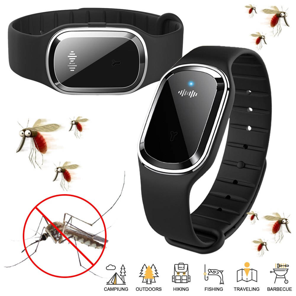 Anti Moskito Kapsel Pest Insekt abweisend Armband Ultraschall Moskito abweisend Armband Clever Band Camping Pro Kinder Erwachsene