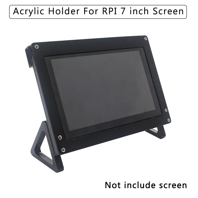 7 inch Lcd Touch Screen Behuizing Beugel voor Raspberry Pi 4/3B +/3B Acryl Houder voor 7 inch Raspberry Pi LCD 1024*600